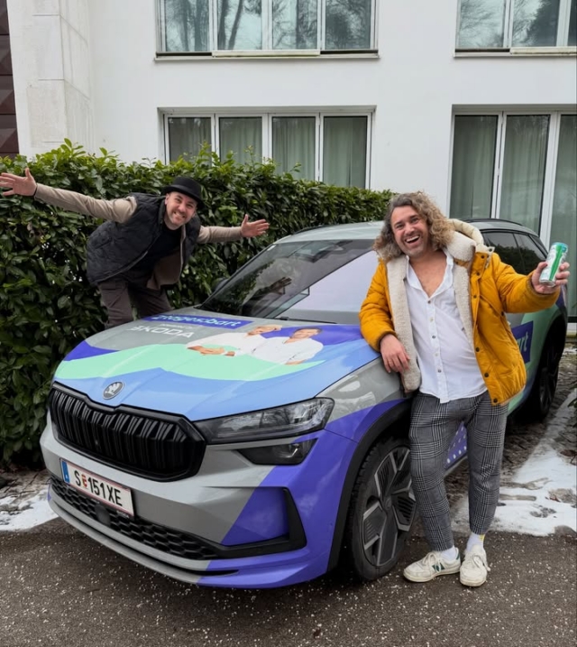 Mit voller Power gehts mit unserem Škoda Kodiaq zu unseren nächsten Gigs 🚗 Wir verlassen uns dabei auf 193 PS und 4x4 💪🏼🐎 #skoda #simplyclever #4x4